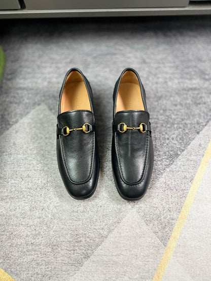 Gucci Horsebit Loafer In Black Leather