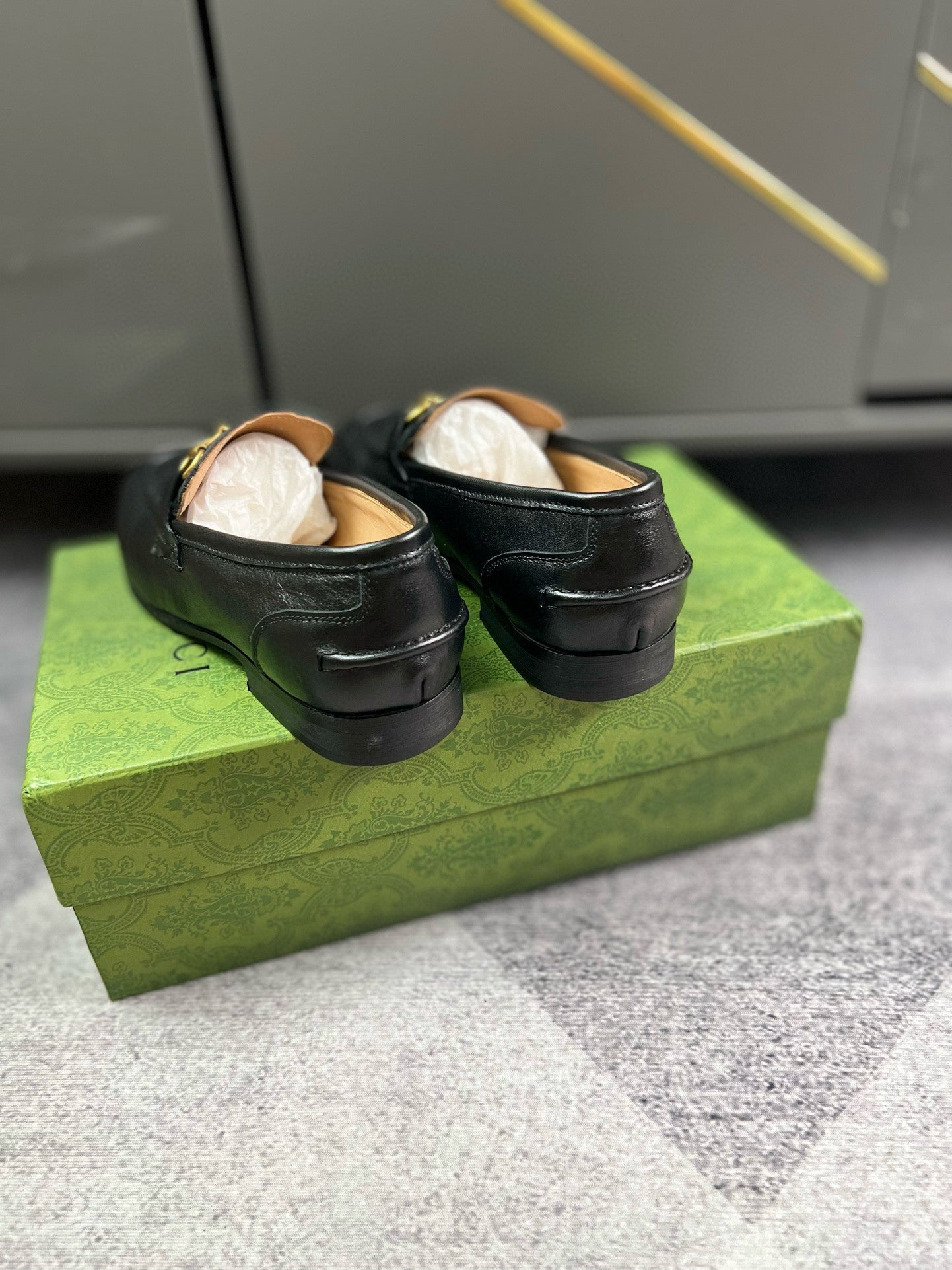 Gucci Horsebit Loafer In Black Leather