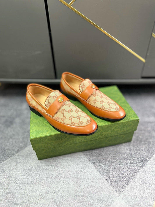 Gucci GG Monogram Loafer In Orange
