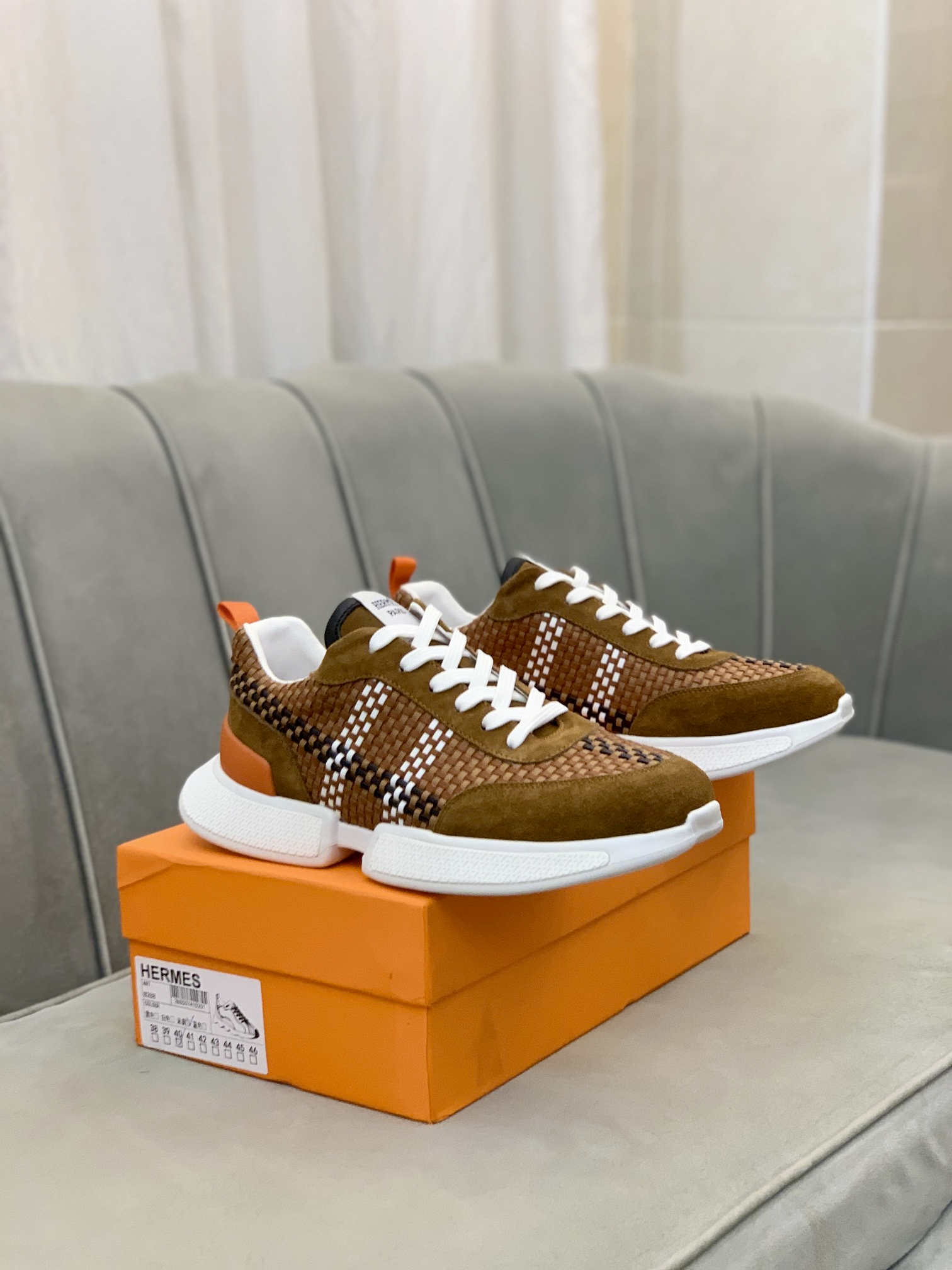 Hermes Love Horses Low-Top Sneakers