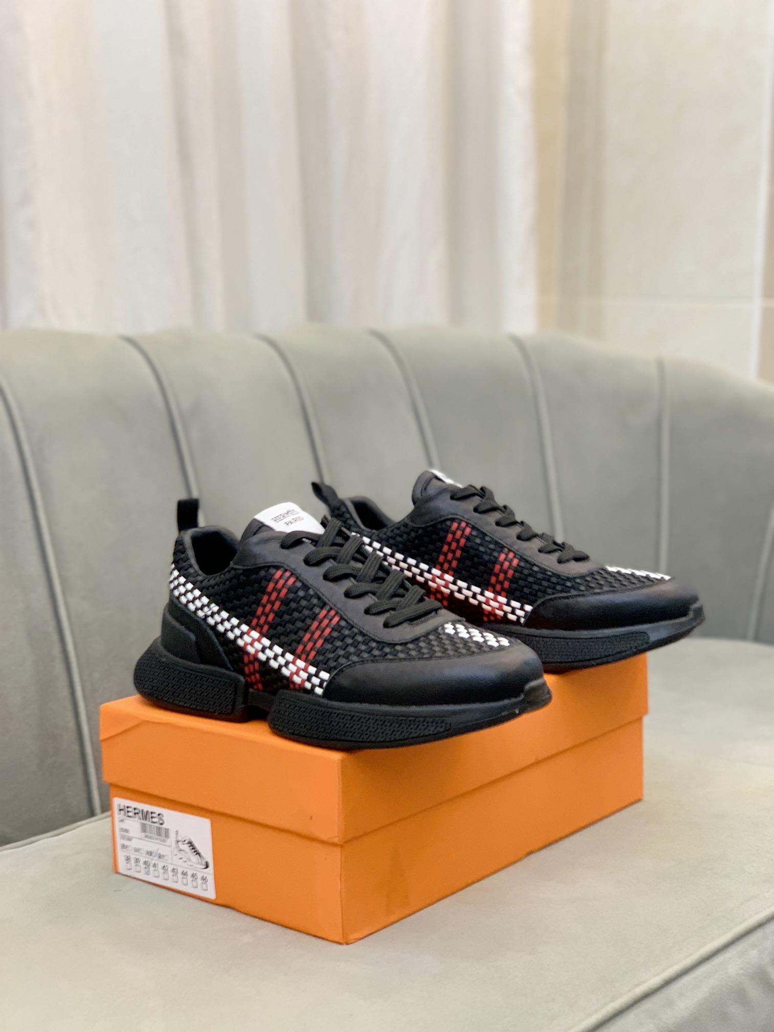 Hermes Love Horses Low-Top Sneakers