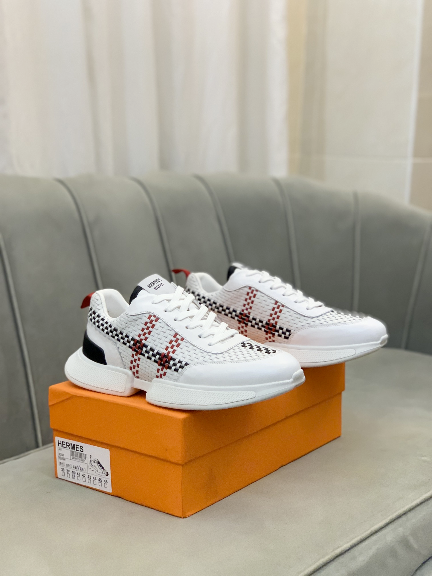 Hermes Love Horses Low-Top Sneakers