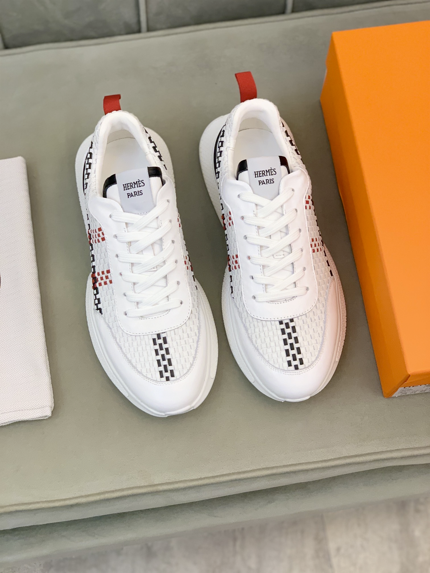 Hermes Love Horses Low-Top Sneakers