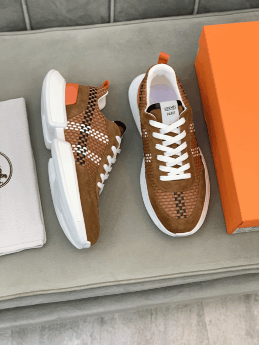 Hermes Love Horses Low-Top Sneakers