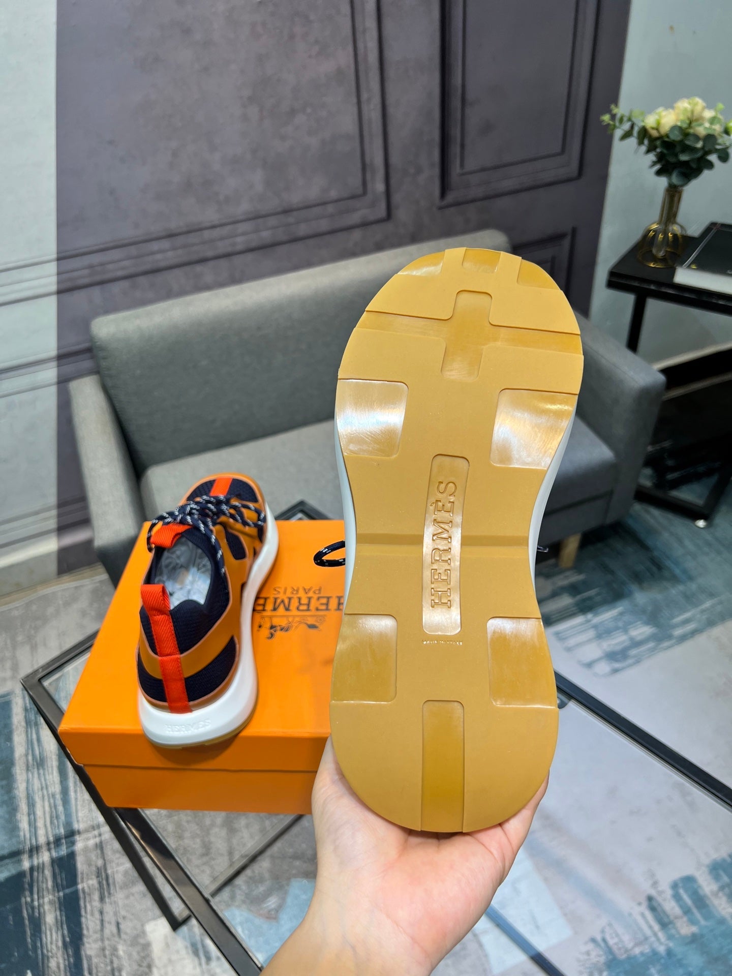 HERMES Katana sneaker