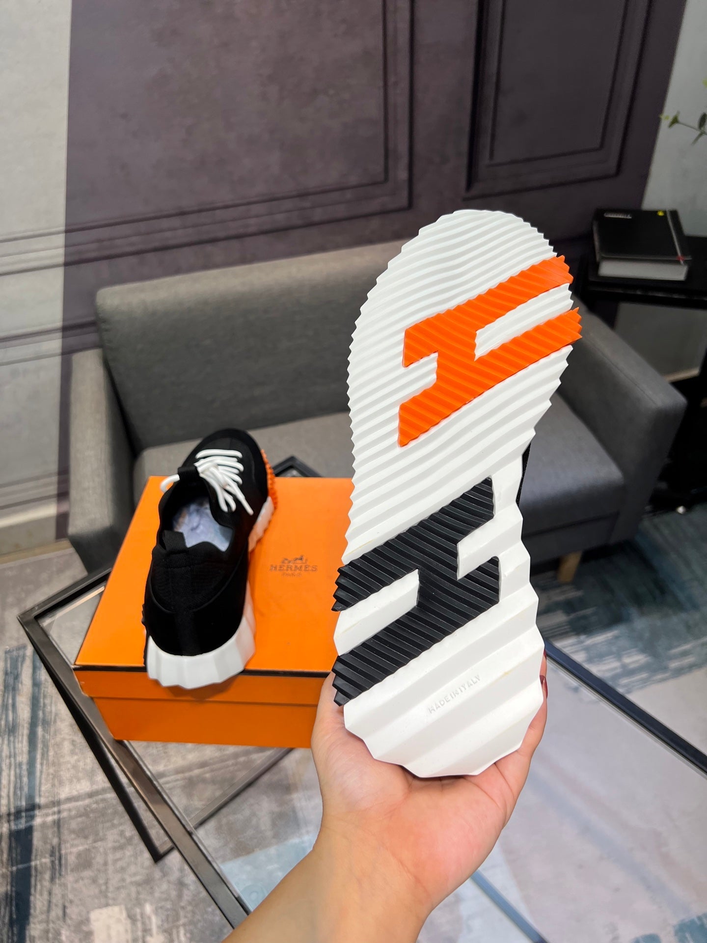 HERMES Lift slip-on sneaker