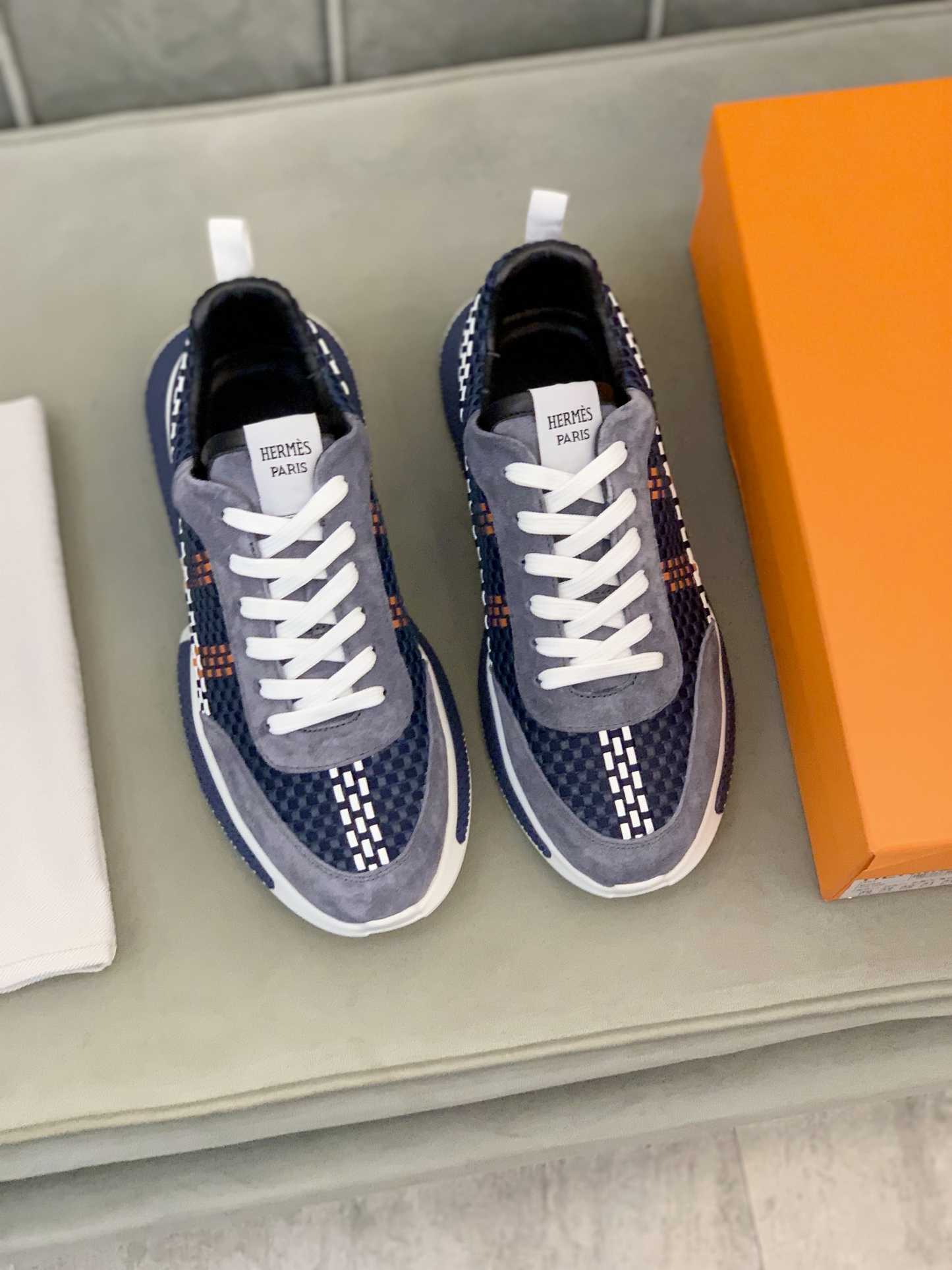 Hermes Love Horses Low-Top Sneakers